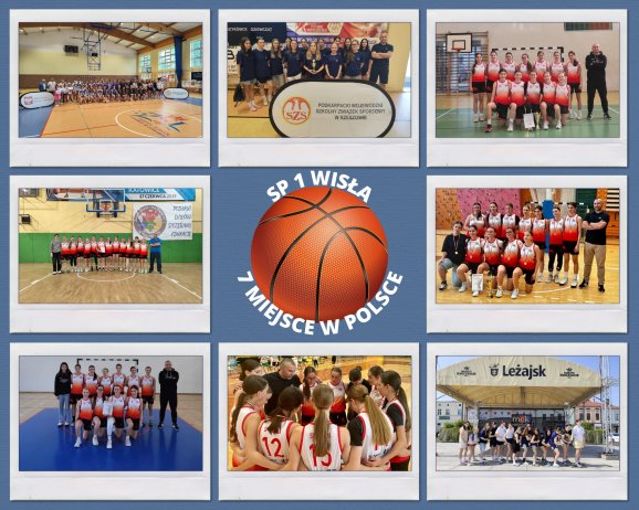 Koszykarki z SP 1 Wisła siódme w Polsce